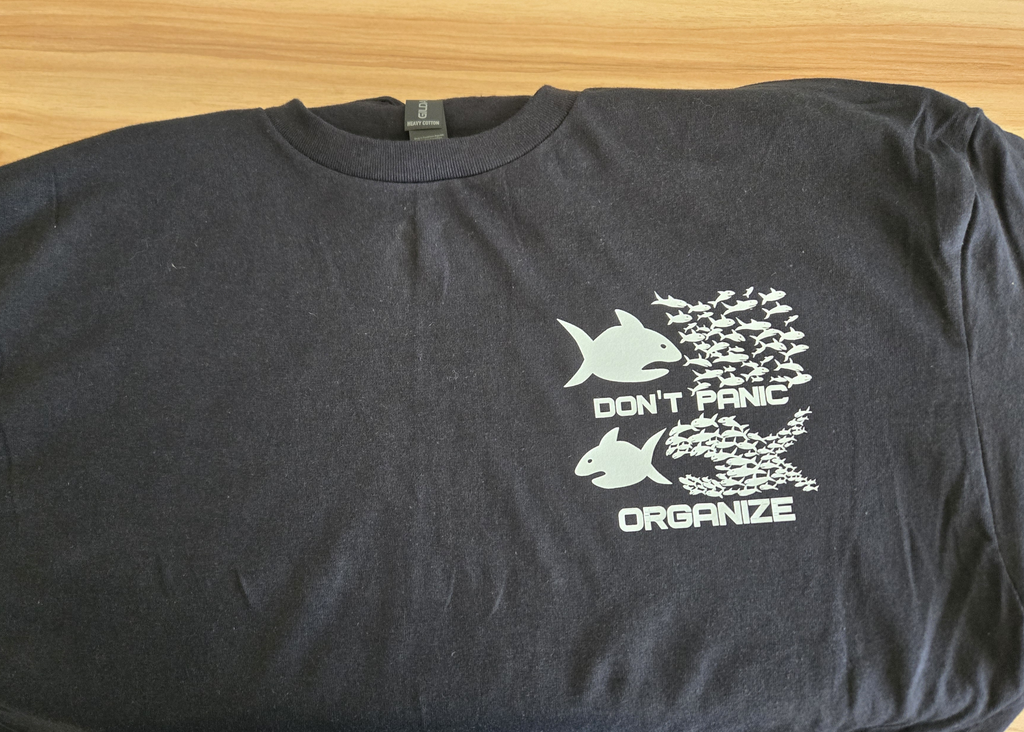 SHIRT - Dont Panic Organize Cotton T-Shirt