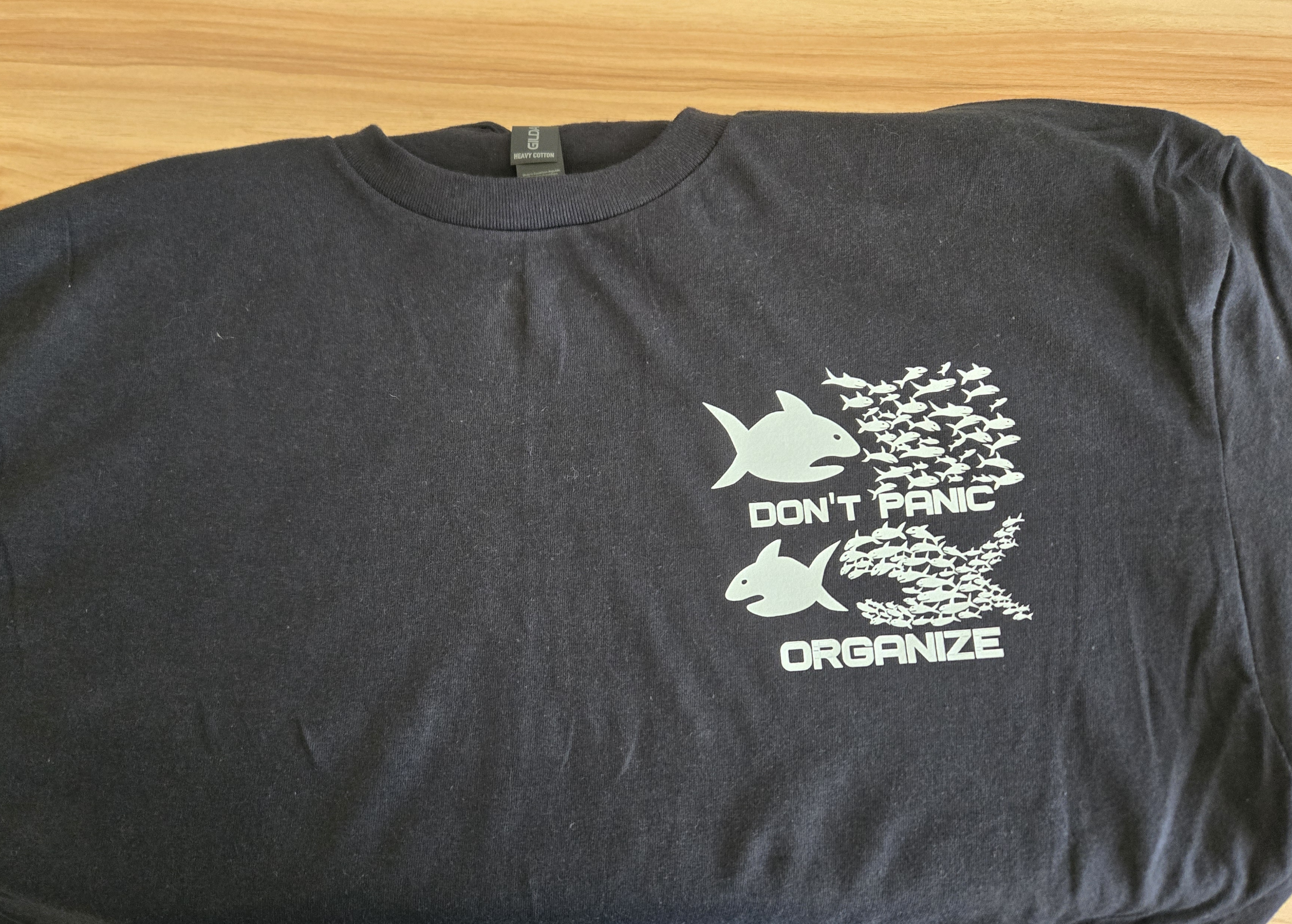 SHIRT - Dont Panic Organize Cotton T-Shirt