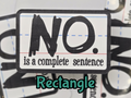 STICKER - No is a complete sentence vinyl waterproof sticker decal (multiple sizes/shapes available)
