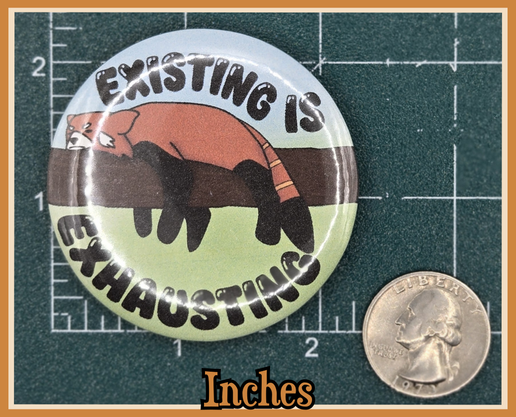 BUTTON - Existing is exhausting button (2.25 or 1.25 inch available)