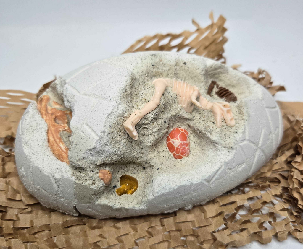 Dinosaur Egg Excavation Kit - Dino Dig & Smash Game - Fun Mystery Toy Surprise Activity Box for Kids, Dinosaur Party Favors